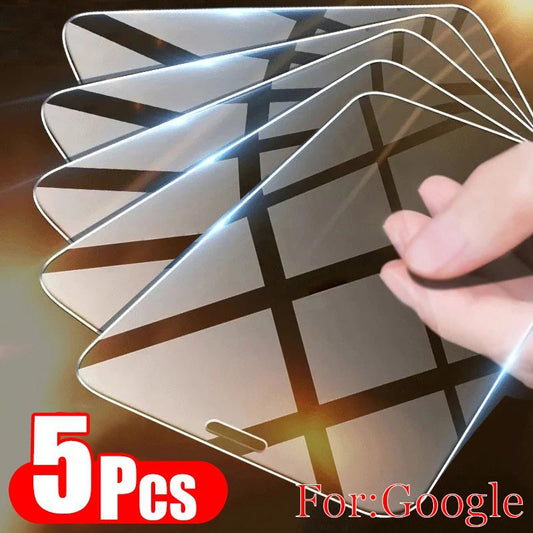 Zaštitno staklo 5 komada za Google Pixel 7 Pro 6A 6 Pro kaljeno staklo
