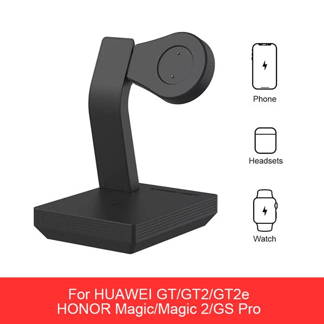 Stanica za punjenje za HUAWEI GT3 GT2 GT2e HONOR GS Pro Magic 15W brzo bežično punjenje telefona ili bežičnih slušalica