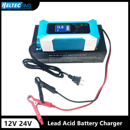 12V 24V 2A 6A 8A Punjač akumulatora za automobile ili motocikle Lead Acid AGM Gel VRLA