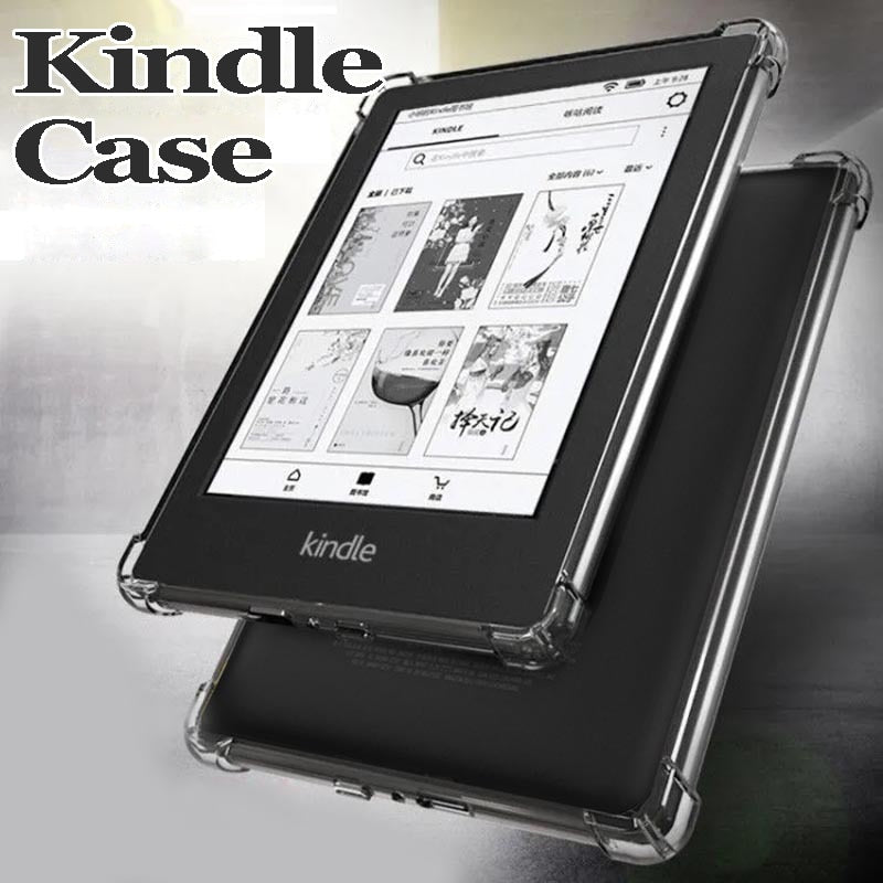 Ovitek za Kindle Paperwhite 5 2021 Case for KPW 4 KPW123 bralnik elektronskih knjig silikonski transparenten za zaščito pred padci