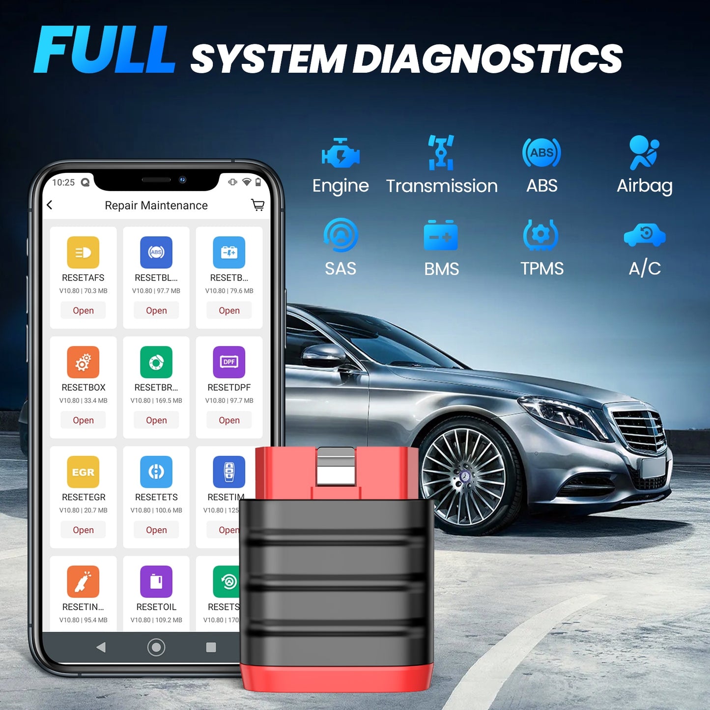 New THINKCAR THINKDIAG Mini Auto Diagnostic Tool All Cars Full System Diagnose Lifetime Free OBD2 Scanner Read/Clear Code Error