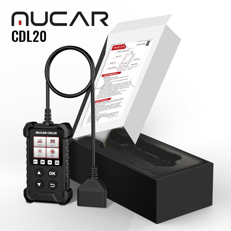 MUCAR CDL20 OBD2 Scanner Auto Engine Fault Code Reader EOBD CAN Diagno