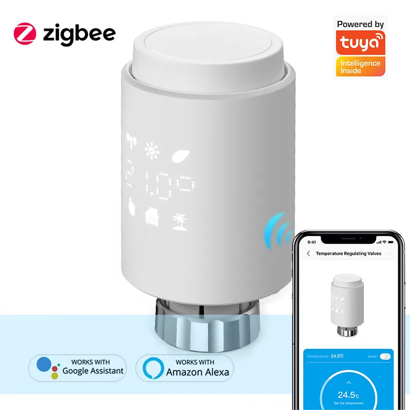 MojPlanet pametni Zigbee termostatski radijatorski ventil
