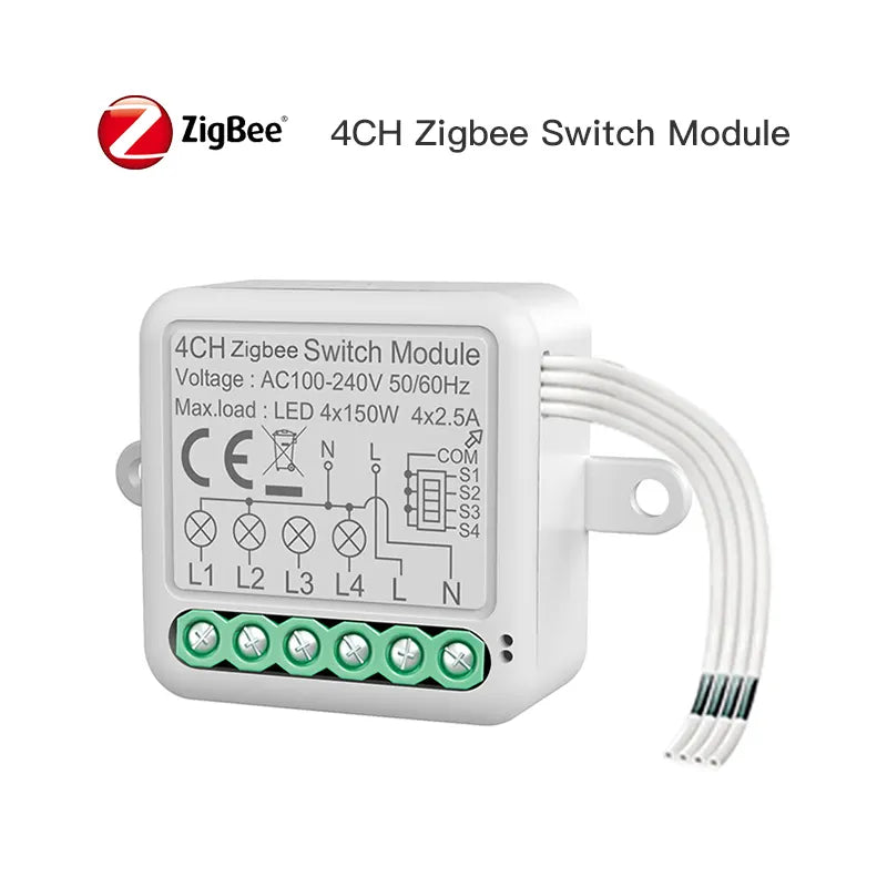 MojPlanet pametni Zigbee switch modul 1 do 4 kanala